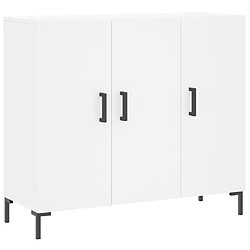 Maison Chic Buffet,Meuble de Rangement,commode pour salon,Cuisine blanc 90x34x80 cm bois d'ingénierie -MN41022