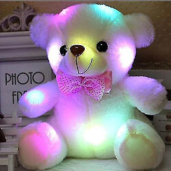 Universal 22 cm de haute qualité Luminal Bear Flash Teddy Plux Creative Creative Doll