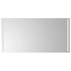 vidaXL Miroir de salle de bain à LED 100x60 cm