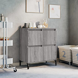 Maison Chic Buffet,Meuble de Rangement,commode pour salon,Cuisine Sonoma gris 60x35x70 cm Bois d'ingénierie -MN35680