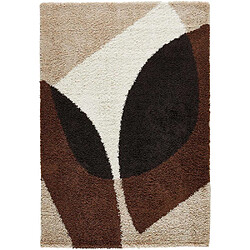 Jardindeco Tapis intérieur en polypropylène Vivara 1061 marron 120 x 160 cm. Tapis intérieur en polypropylène Vivara 1061 marron 120 x 160 cm