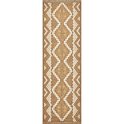 Acheter Jardindeco Tapis intérieur extérieur aspect jute jaune Tijuana 9054 180 x 67 cm.