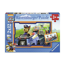 Paw Patrol PATPATROUILLE Puzzle En action 2x12 pcs