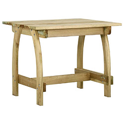 Avis Maison Chic Mobilier de salle à manger de jardin 5 pcs,Table et chaises d'extérieur Bois de pin imprégné -GKD162803