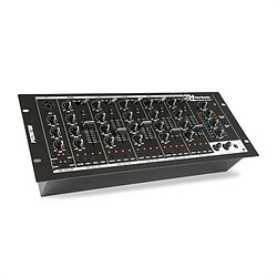 Power Dynamics Table de mixage USB 6 canaux égaliseur 3 bandes rack 19"" Power Dynamics