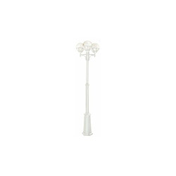 Boutica-Design Lampadaire exterieur Blanc BOLOGNA 3x46W Max