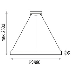 Acb Suspensions Grace 1x100W LED Noir 4000K