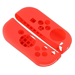 Wewoo Pour Nintendo Switch Game Bouton rouge Silicone Housse de protection 2 PCS