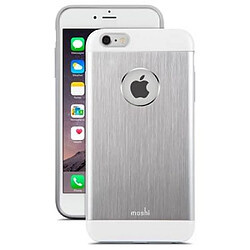 Moshi Coque pour iPhone 6 Plus/6S Plus iGLAZE ARMOUR en Aluminium Argent