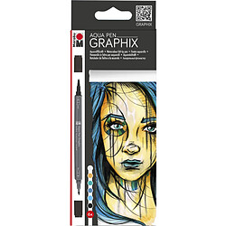 Marabu Feutres aquarellables 'GRAPHIX' METROPOLITAN, () 