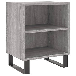 Avis vidaXL Tables de chevet 2 pcs sonoma gris 40x30x50cm bois d'ingénierie