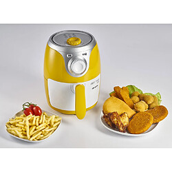 Ariete Airy fryer mini Friteuse d'air chaud 2 L Unique Argent, Blanc, Jaune Stand-alone (placement) 1000 W