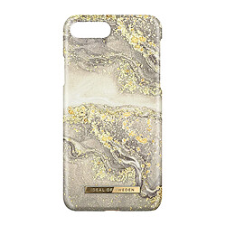 Coque iPhone 6, 6S, 7, 8, SE 2020, SE 2022 Sparkle Greige Marble Ideal of Sweden 