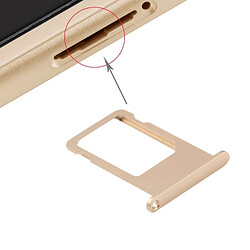 Wewoo Or pour le plateau de carte iPhone 6s pièce détachée