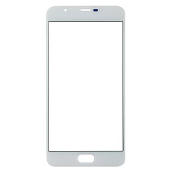 Wewoo Écran avant avec lentille en verre pour Asus ZenFone 4 Max Plus ZC550TL X015D blanc