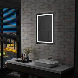 Maison Chic Miroir à LED,Miroir Lumineux LED pour salle de bain,Miroir decorations et capteur tactile 60x80 cm -MN95487