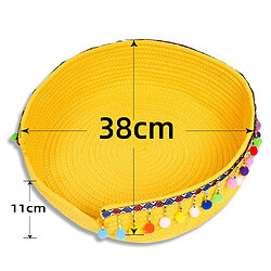 Acheter Panier De Lit De Chat Pour Animaux De Compagnie Tissé En Corde De Coton