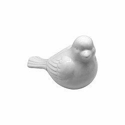 Paris Prix Statue en Céramique Oiseau 18cm Blanc 