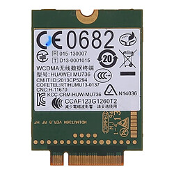 Wewoo Carte réseau sans fil pour module de WWAN Huawei MU736 3G 723985-001 748599-001