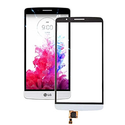 Wewoo Pour LG G3 / D855 blanc pièce détachée remplacement d'écran tactile (seul sans le LCD)