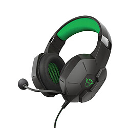 Avis Trust GXT 323X Carus Casque Avec fil Arceau Jouer Noir, Vert