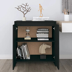 Avis Maison Chic Buffet,Meuble de Rangement,commode pour salon,Cuisine Noir 70x41x75 cm Bois d'ingénierie -MN58180