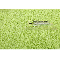 LUUCOZK Tapis moelleux en fausse fourrure, tapis à poils longs pour chambre à coucher et salon, violet-100 cm de diamètre