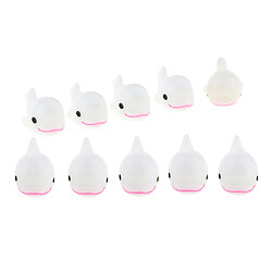 Avis 10 Pcs Aquarium Micro Paysage Décoration Fish Tank Ornement Dauphin