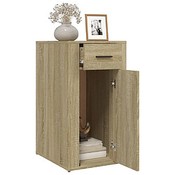 Acheter vidaXL Armoire de bureau Chêne sonoma 40x49x75 cm Bois d'ingénierie