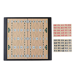 Jeu de guerre chinois à quatre côtés Jeux d'Echecs Chinois Classique /Jeu de Guerre avec Tableau Pliable Jeu de Société Jeu Portable pour Voyage Domicile