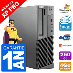 PC Lenovo ThinkCentre M92p SFF Intel G630 RAM 4Go Disque Dur 250Go Windows XP · Occasion 