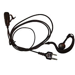 vhbw Casque d'écoute pour Intek H-520, MT-5050 radio walkie Talkie PTT 