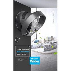 Universal Ventilateur électrique silencieux avec ligne pointillée télécommandée Puissant ventilateur souple Ventilateur pour ventilateur de bureau à cannelure 180 °