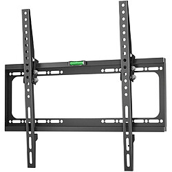 Onkron Support Mural TV Inclinable pour 26 - 55 Pouces Écrans & TVs, Accroche Television Mural Poids de 45 kg - Fixation Murale TV VESA 75x75 - VESA 400x400 mm/Support Mural TV Universel TME-44B Noir 