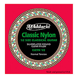 D'AddarioEJ27N 1/2 Student Nylon Fractional Normal Tension