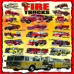 Eurographics Fire Trucks Mo Puzzle (100 pièces)