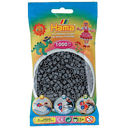 HAMA Perles à repasser 1000x gris foncé 