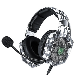 Universal Casque camouflage console de jeu filaire casque de jeu stéréo avec microphone/ordinateur portable | casque/ 