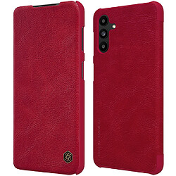 Coque en TPU + PU NILLKIN anti-rayures avec porte-carte rouge pour votre Samsung Galaxy A13 5G