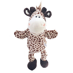 La marionnette à poupée animale en peluche douce avec bouche mobile pour enfants girafe