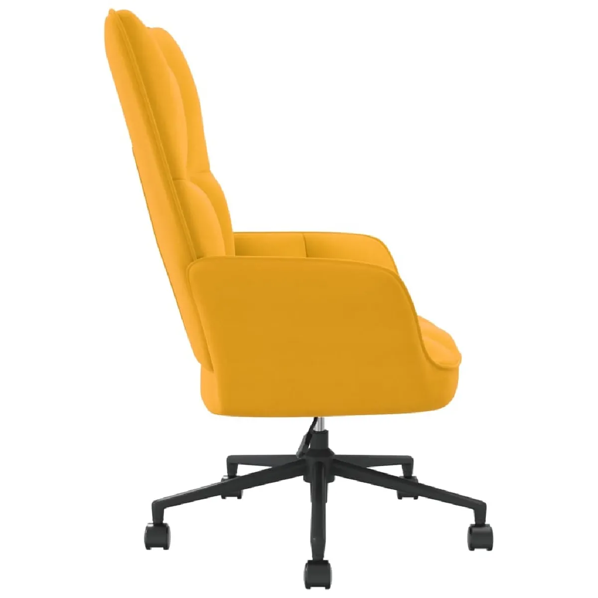 Avis Maison Chic Chaise de relaxation | Fauteuil relax Jaune moutarde Velours -GKD14454