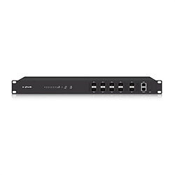 Commutateur Réseau Armoire UBIQUITI NSWSAR0189 UFiber 8 x GPON SFP|SFP+ | Noir