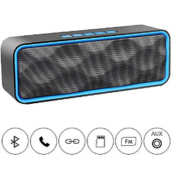 Universal YYH- (bleu) Réservateur de carte de douche LED Bluetooth résistant à l'eau FM Radio TF Lecteur