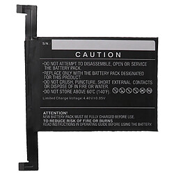 vhbw Batterie remplacement pour ZTE Li3945T44P8H906455 pour smartphone (4850mAh, 3,85V, Li-polymère)