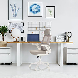 Chaise de bureau / chaise pivotante VENDO W Maille / Tissu gris hjh OFFICE pas cher