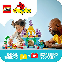 LEGO® DUPLO® Disney 10435 Le palais sous marin magique d'Ariel pas cher