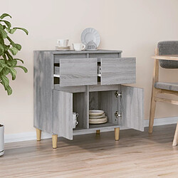 Avis Maison Chic Buffet,Meuble de Rangement,commode pour salon,Cuisine Sonoma gris 60x35x70 cm Bois d'ingénierie -MN60592