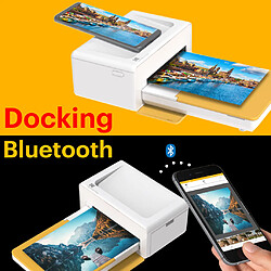 Kodak Pd460 – Imprimante Photo Bluetooth & Docking (Format Carte Postale 10x15 Cm) - Jaune