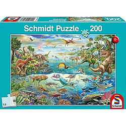 SCHMIDT SPIELE Puzzle Decouvre les dinosaures - 200 pieces