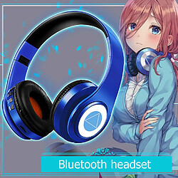 GUPBOO Casque Bluetooth pliable à suppression active du bruit avec micro 